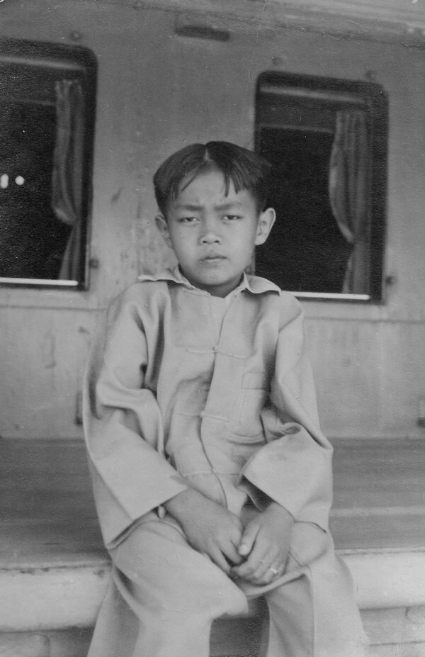 Sao Hseng Ong as a boy, at Yawnghwe Haw